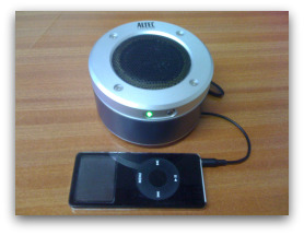 Altec Lansing iNMotion iMT237 Orbit Speaker Dock and iPod Nano